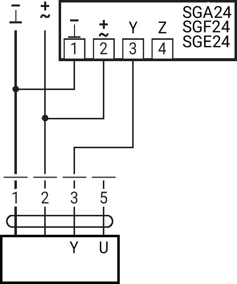 Электропривод Belimo GM24A-MF (40 Н·м)