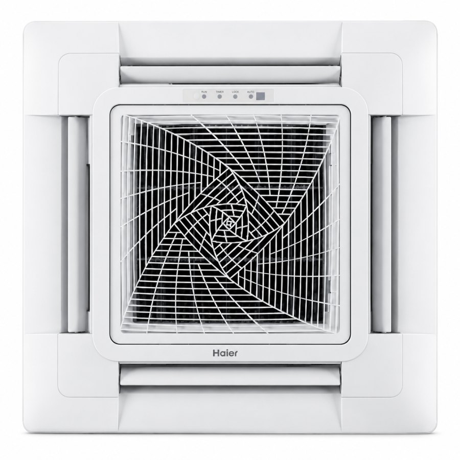 Кассетный внутренний блок Haier AB25S2SC2FA для мульти-сплит систем, панель PB-620KB