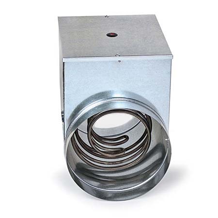Электрический канальный нагреватель НККм-250-4,0-1ф для круглого воздуховода
