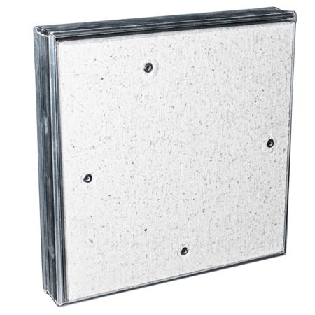 Люк ревизионный D Ceramo 400х200 скрытый монтаж съемный алюминий EVECS