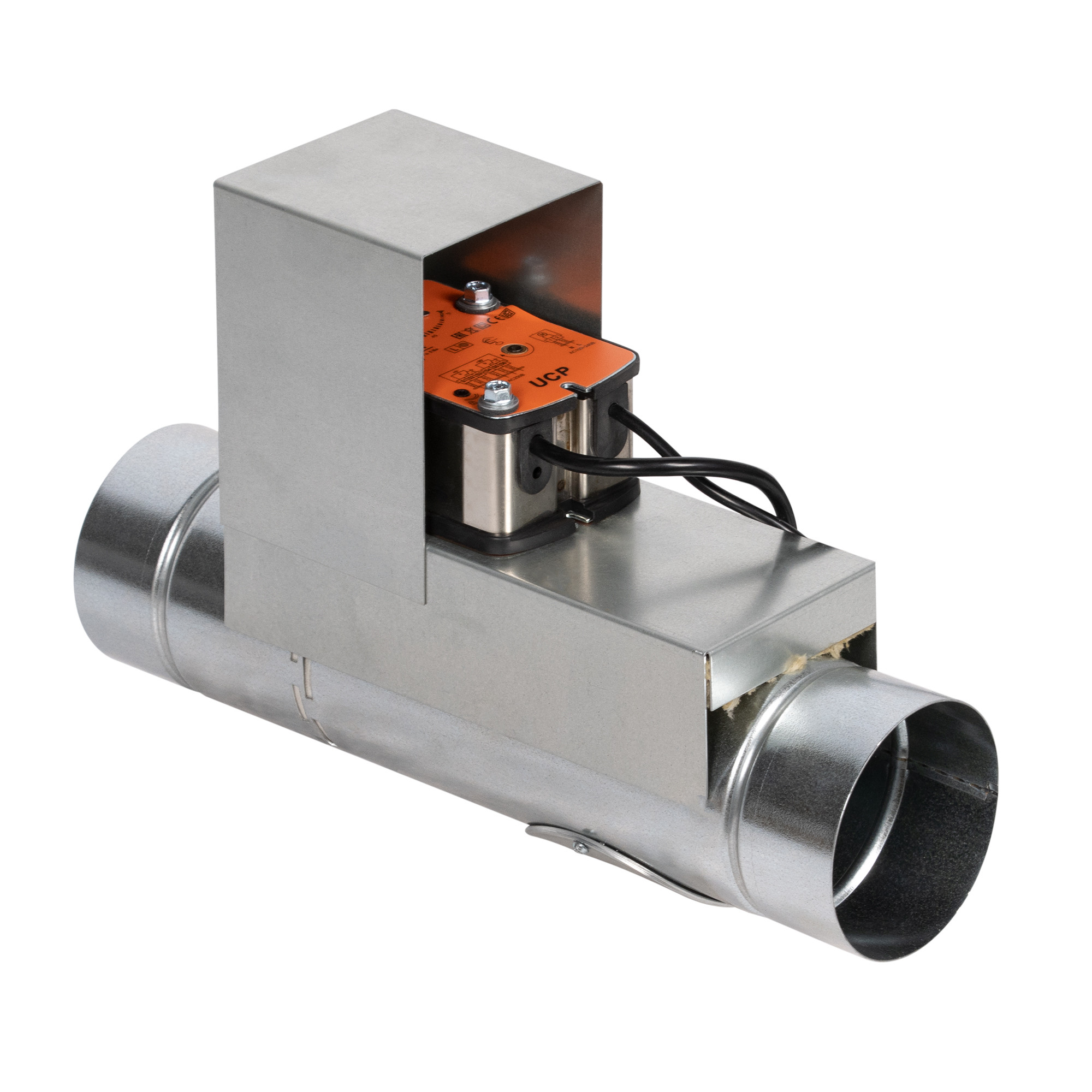 Клапан противопожарный SHUFT SHFDO-60-O-d140-MB24-0-0-0-0, Ø140 мм, EI 60
