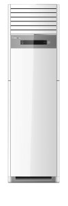 Сплит-система колонного типа Hisense HEAVY 2.0 Classic AUF-24ER4RC2/AUW-24H4RF2